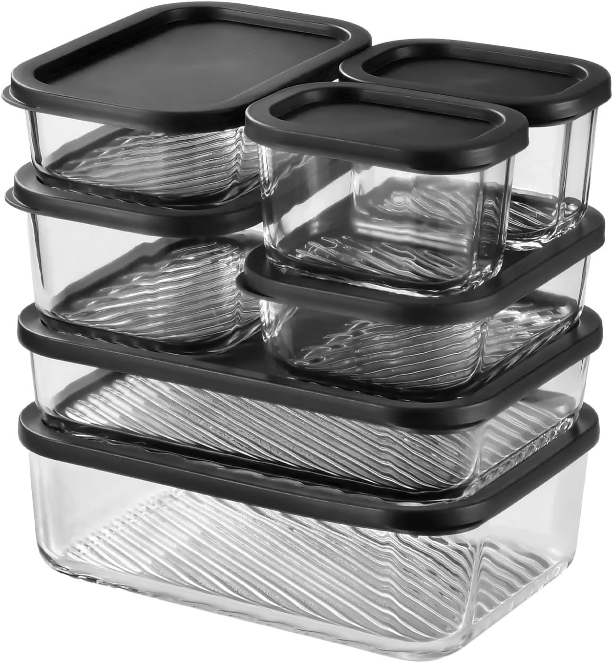 Meal Prep Usa - 7 Pack Glass Meal Prep Containers