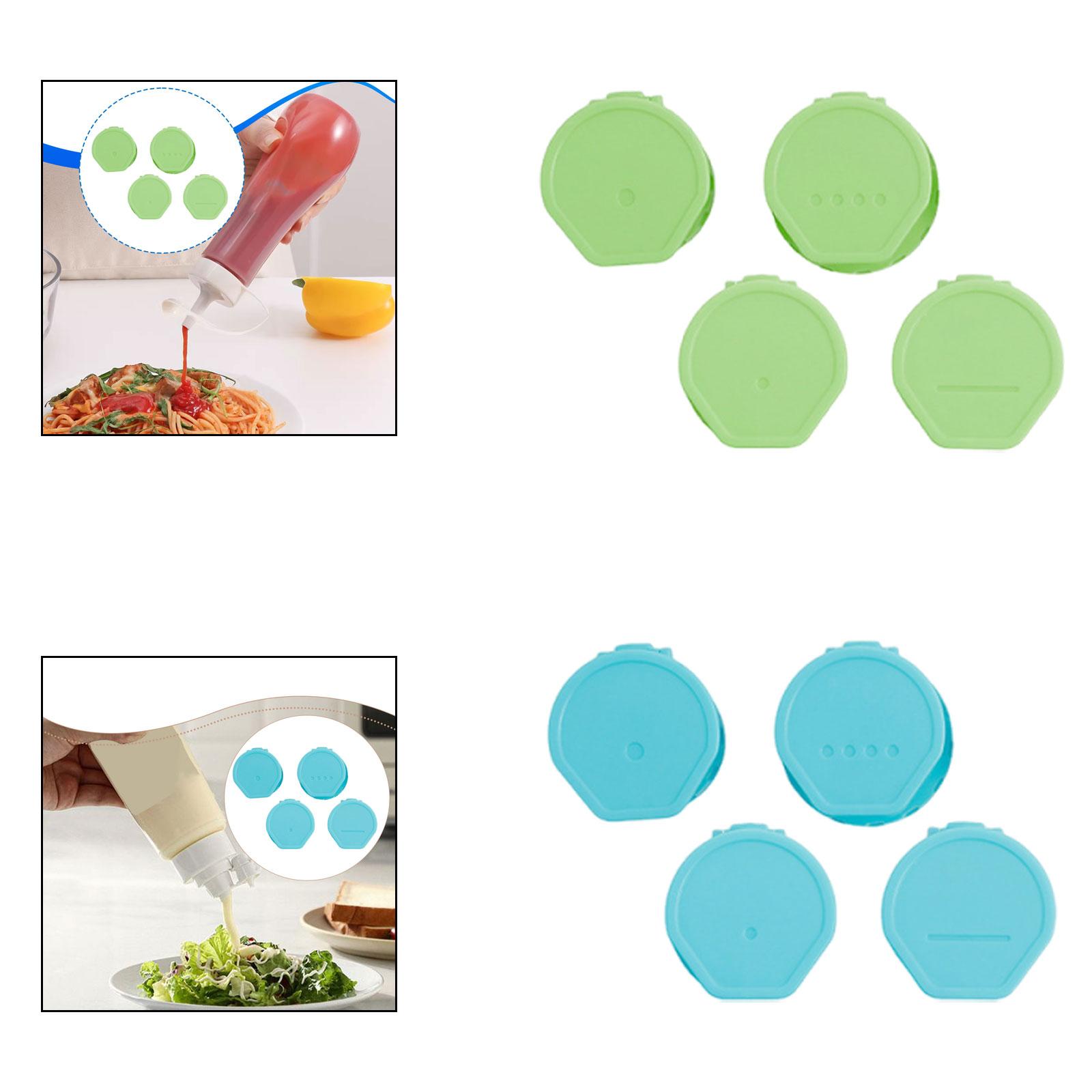 Sauce Squeeze Bottle - Sauce Dispenser Bottle Caps Durable Plastic