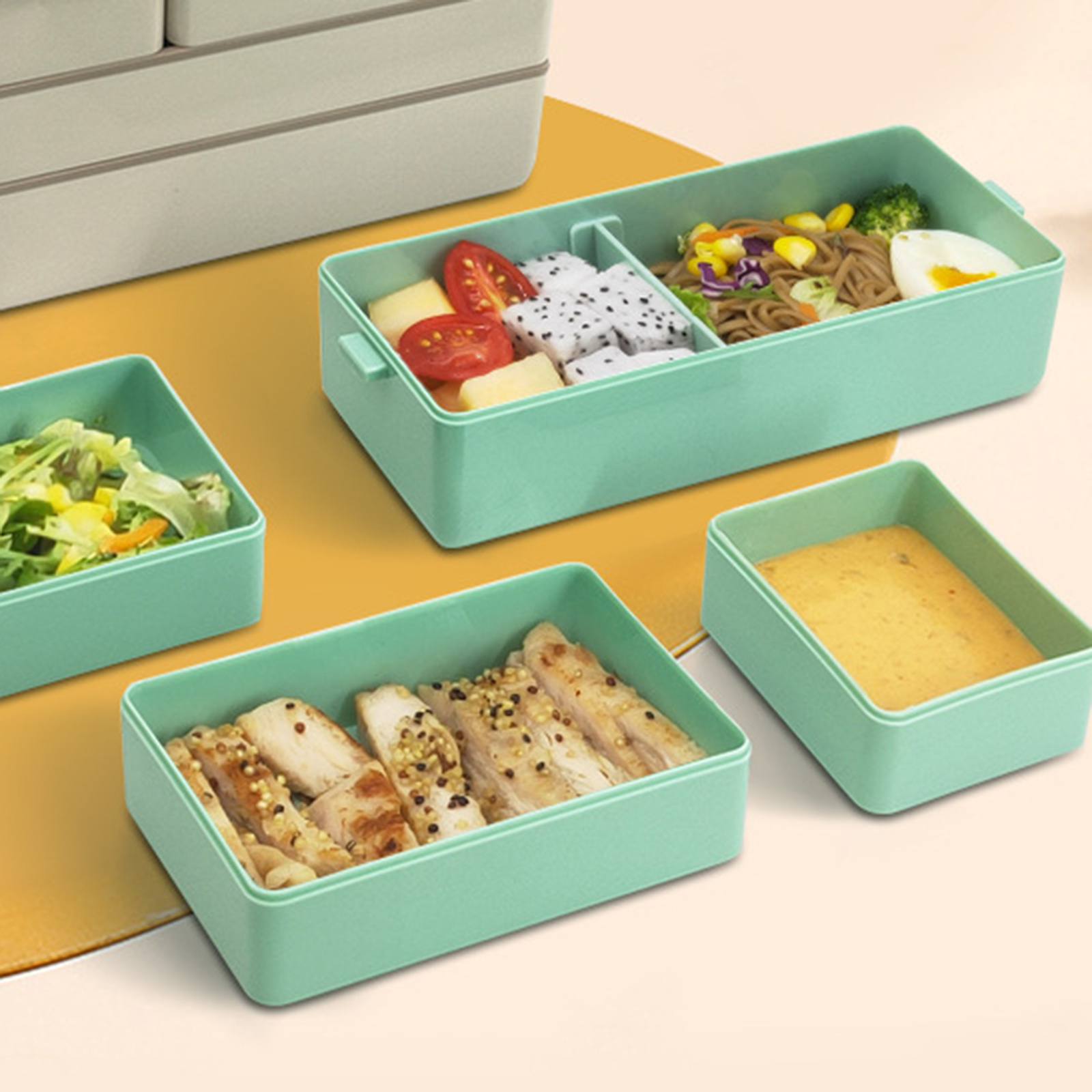 Meal Prep Weight Loss - Plastic Lunch Box Microwave Safe for