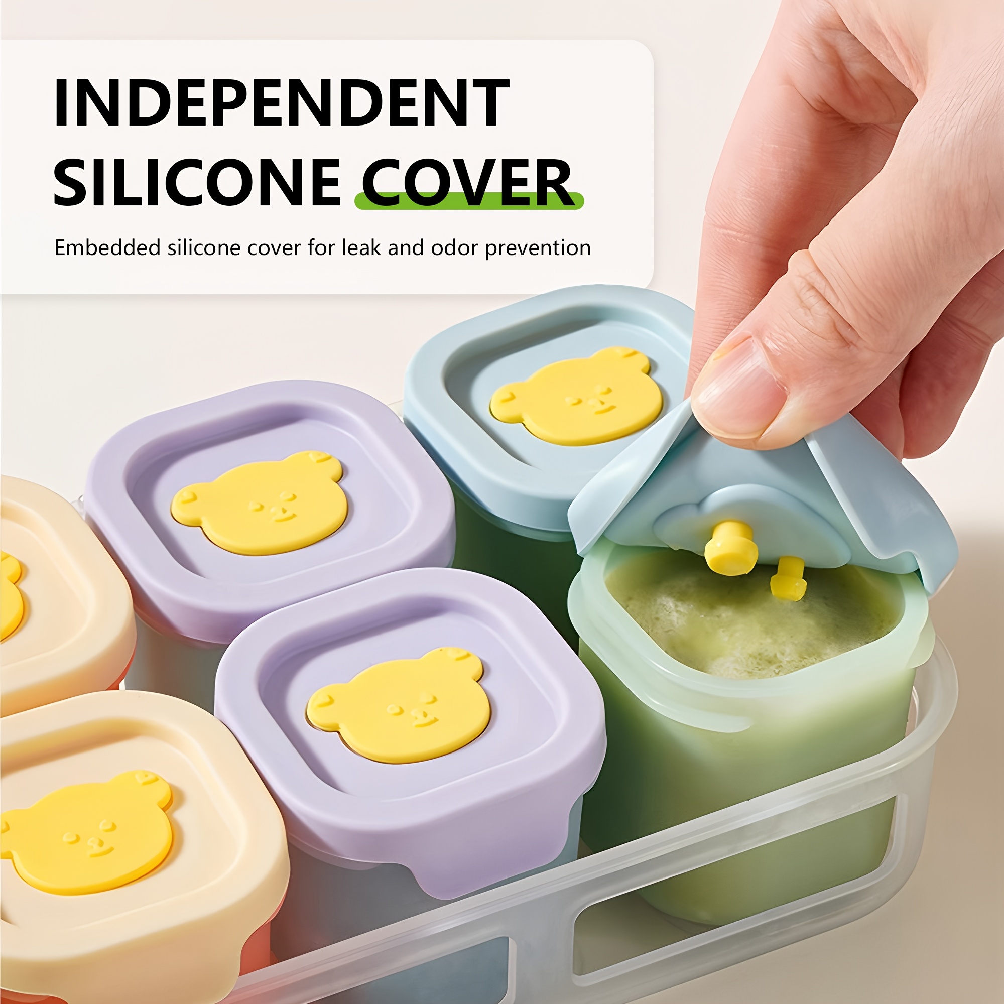 9pcs Silicone Food Storage Con - Meal Prep Healthy Recipes recension och pris