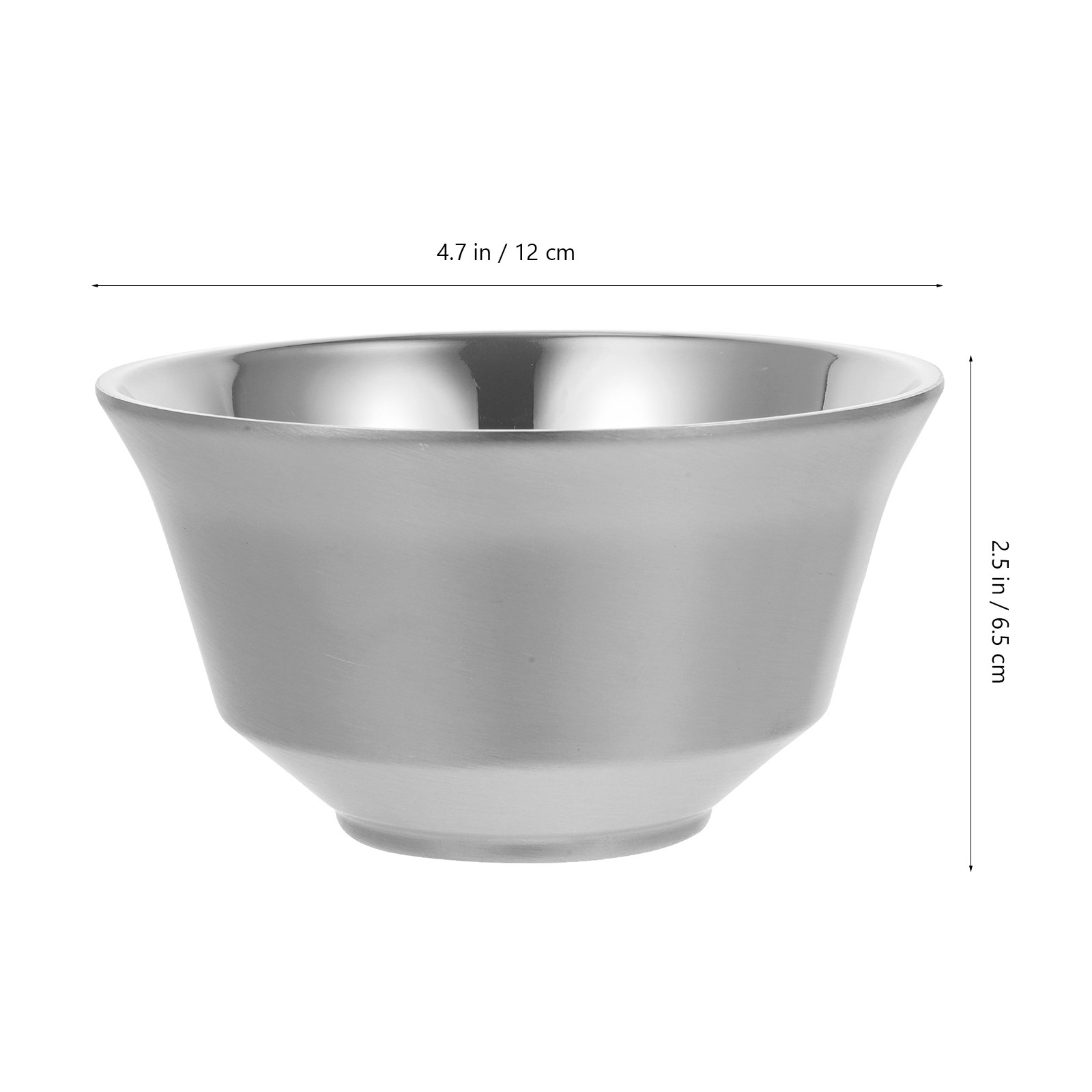 Stainless Steel Bowl Smooth Su - Meal Prep Noodles recension och pris