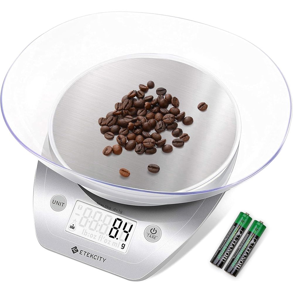 11lb/5kg Digital Kitchen Scale - Meal Prep Weight Loss recension och pris