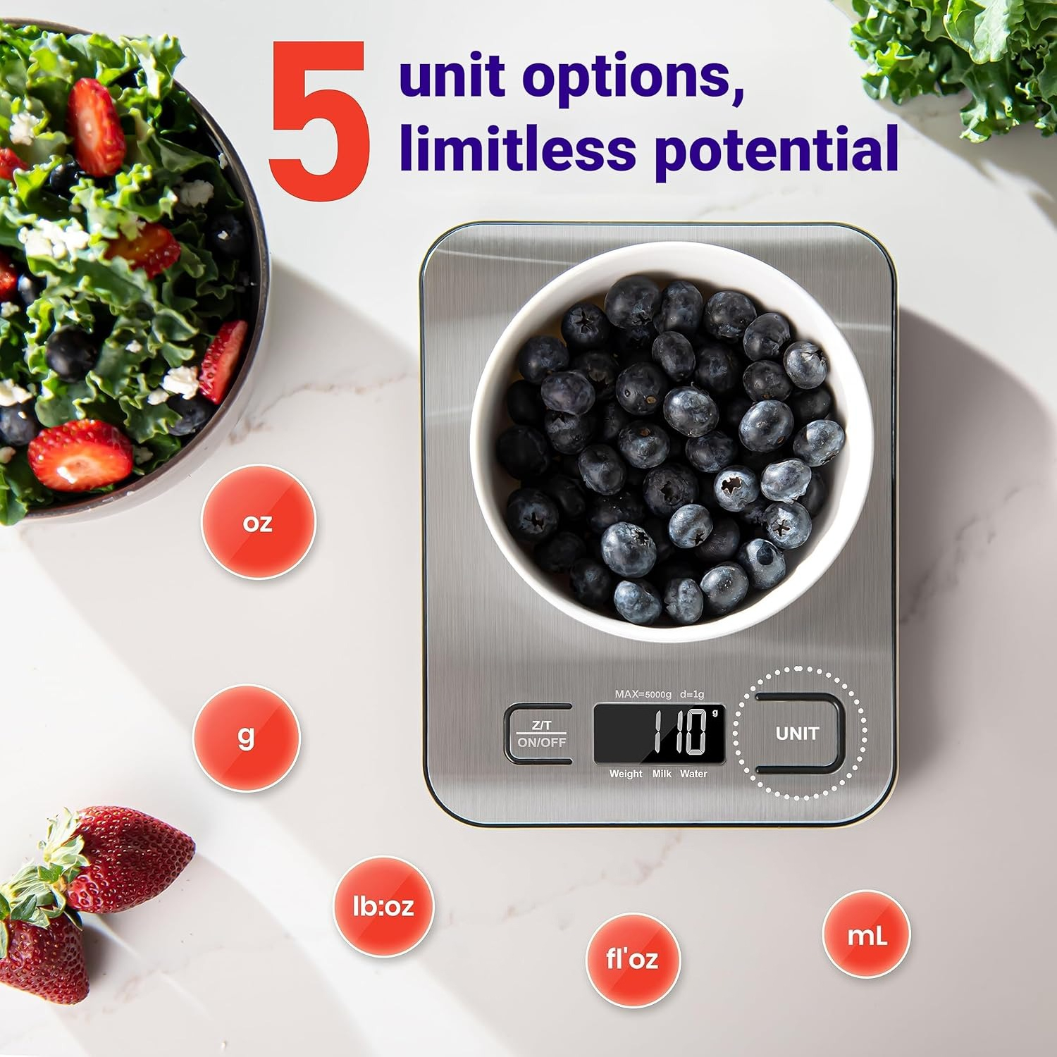 Food Kitchen Scale, Digital Gr - Meal Prep Weight Loss recension och pris