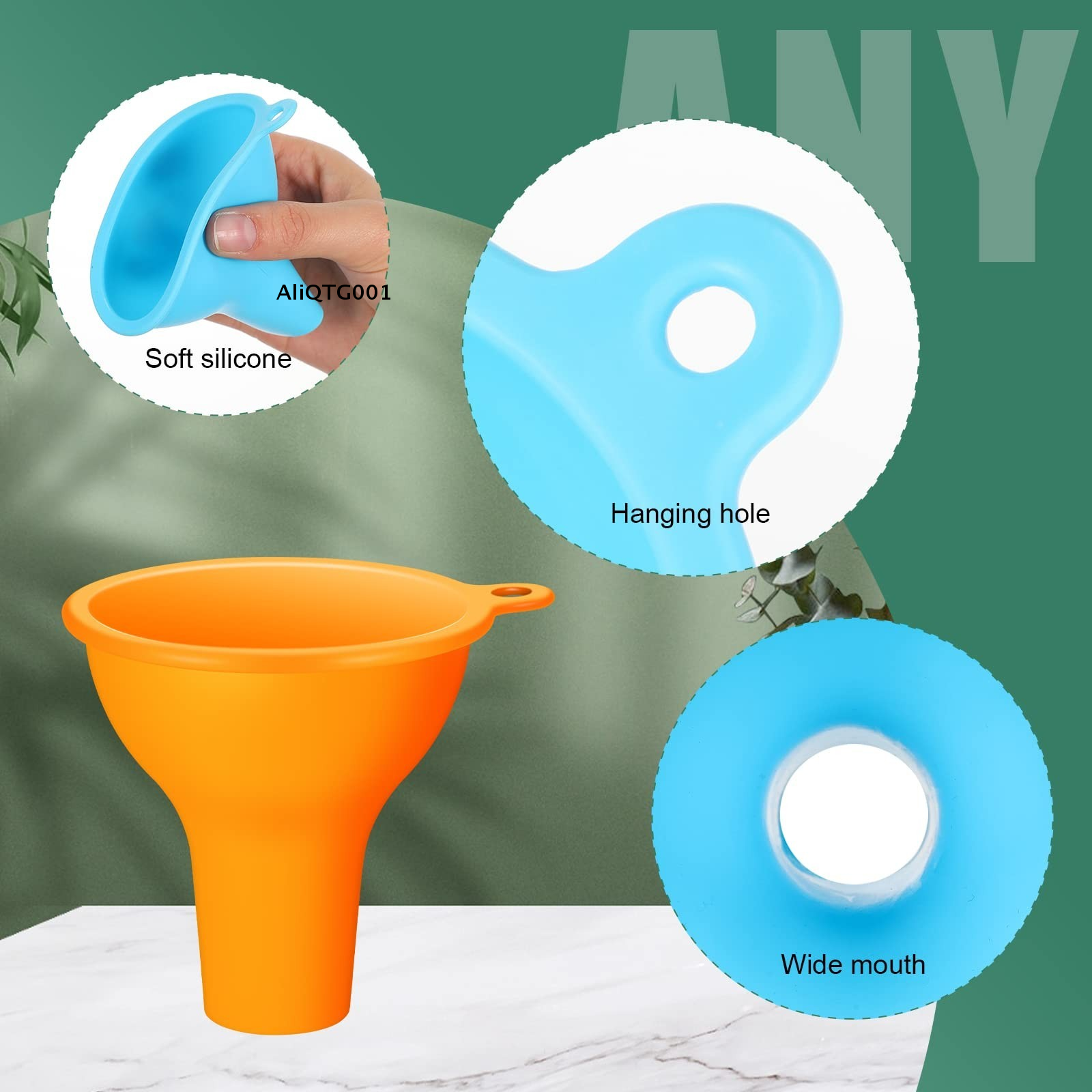 4 Pieces Wide Mouth Funnel Set - Sauce Squeeze Bottle recension och pris