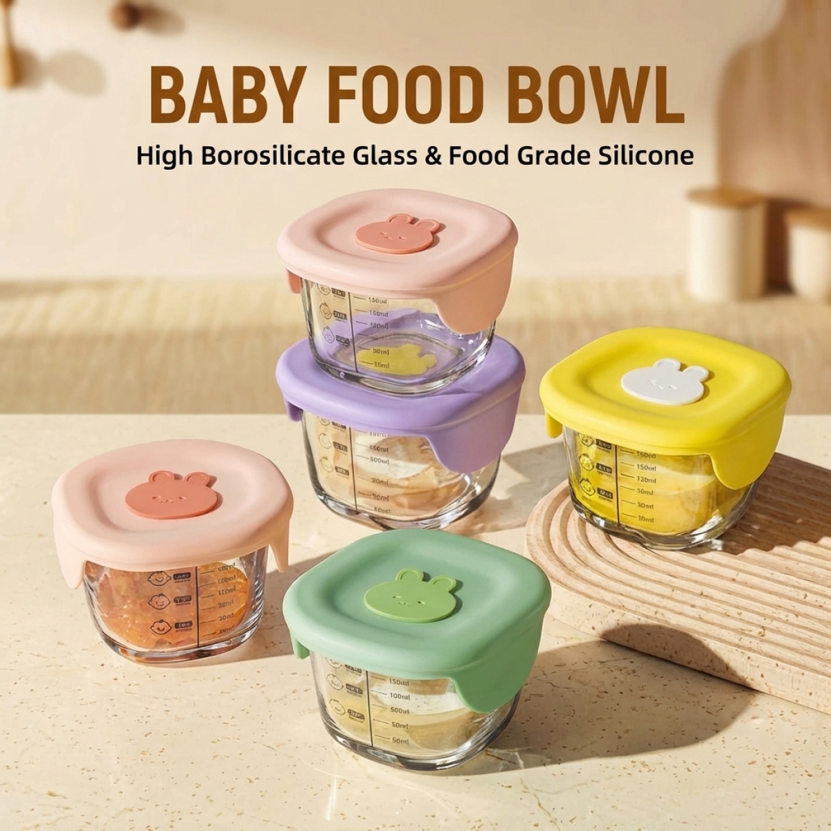 High Borosilicate Glass Food C - Meal Prep Oven Safe Containers recension och pris