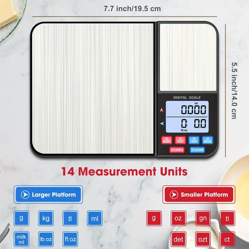 1pc Digital Kitchen Scale for  - Meal Prep Weight Loss recension och pris