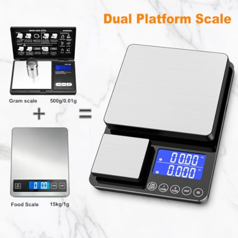 0.001oz/33lb Kitchen Scale, Du - Meal Prep Weight Loss recension och pris
