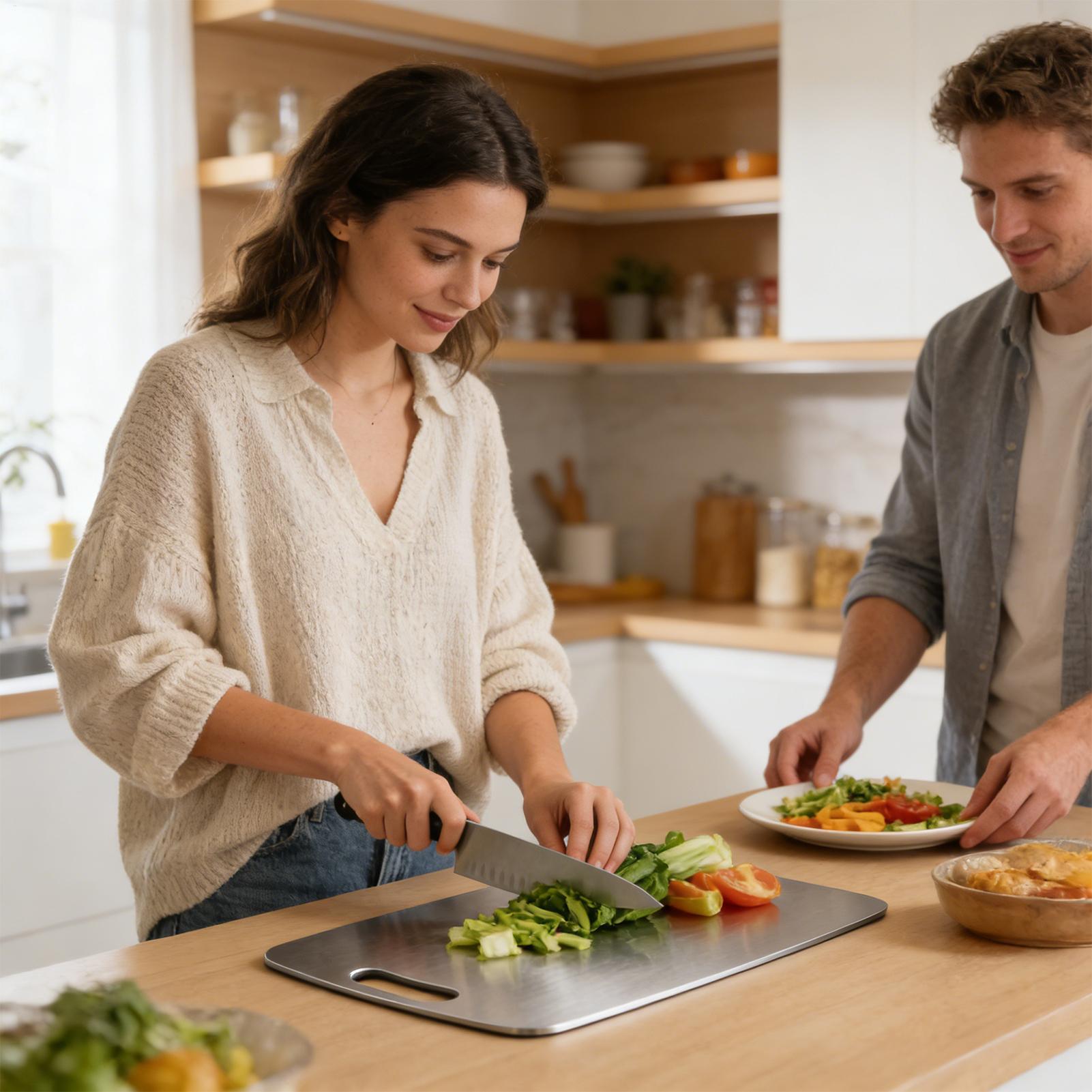 Stainless Steel Cutting Board  - Meal Prep Usa recension och pris