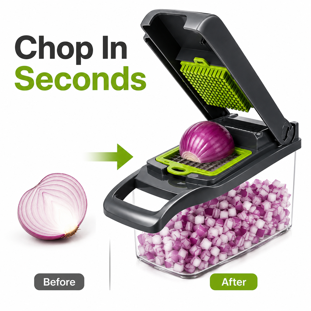 16-In-1 Vegetable Chopper Slic - Meal Prep Potatoes recension och pris