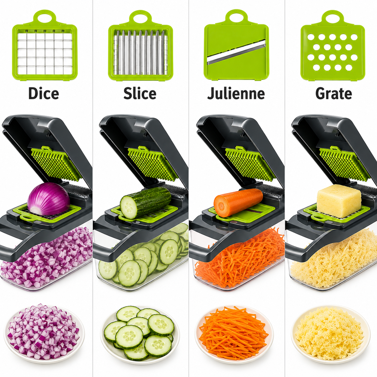 16-In-1 Vegetable Chopper Slic - Meal Prep Potatoes recension och pris