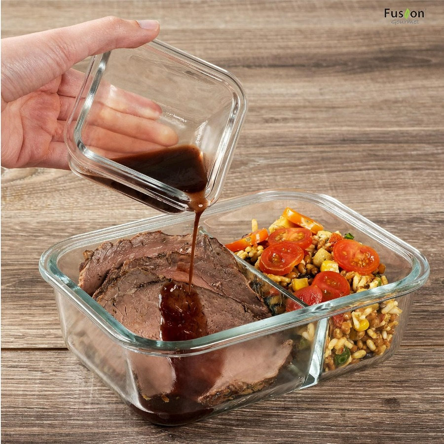 Glass Meal Prep Containers wit - Meal Prep Oven Safe Containers recension och pris