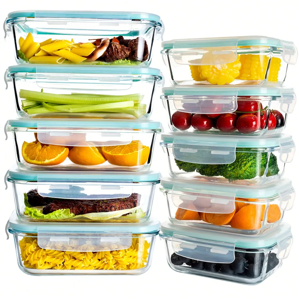 Pieces Glass Meal Prep Contain - Meal Prep Usa recension och pris