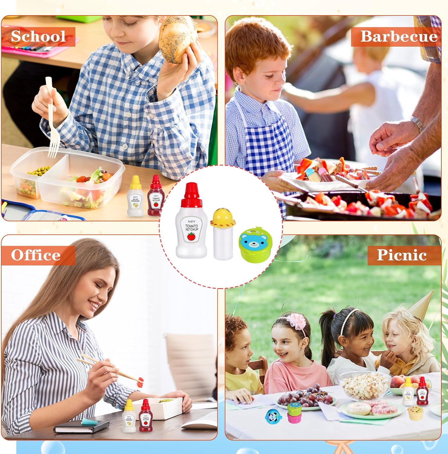 Kids Bento Lunch Box Accessori - Sauce Squeeze Bottle recension och pris