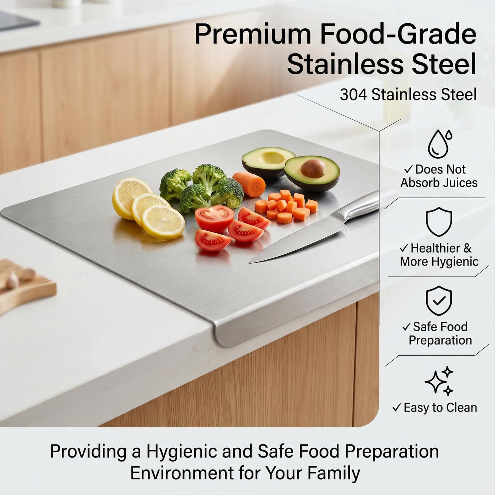 Stainless Steel Cutting Boards - Meal Prep Usa recension och pris