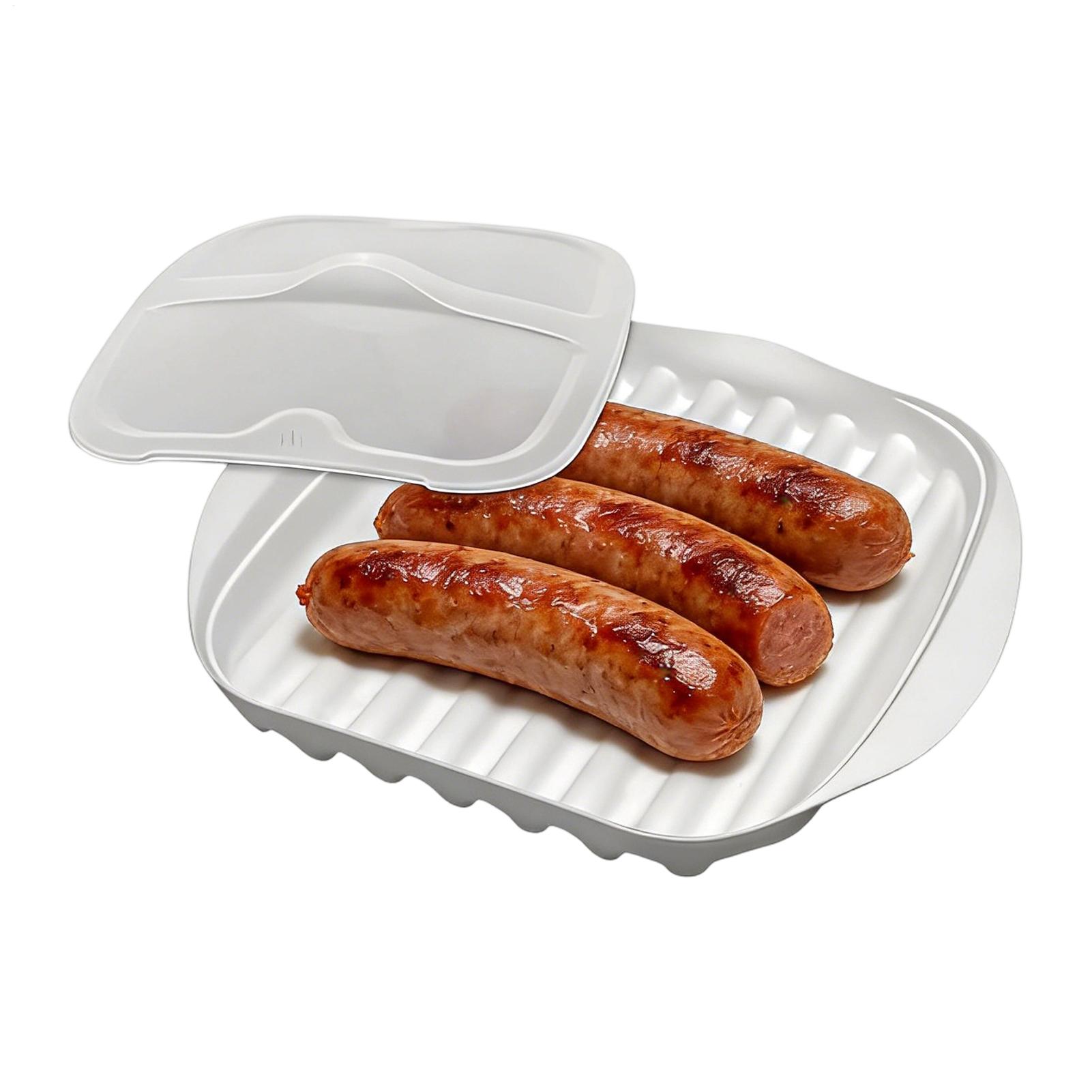 Non-Stick Bacon Cooker Food Gr - Meal Prep Hot Dogs recension och pris
