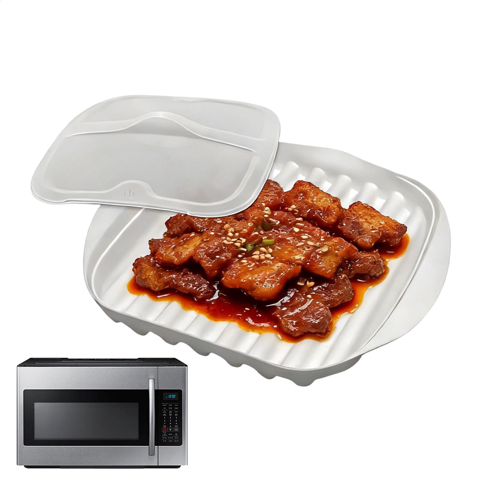 Non-Stick Bacon Cooker Food Gr - Meal Prep Hot Dogs recension och pris