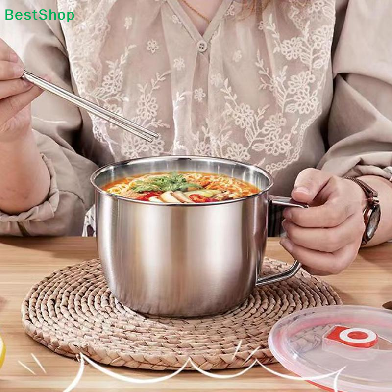 ♤Stainless Steel Soup Bowl wit - Meal Prep Noodles recension och pris