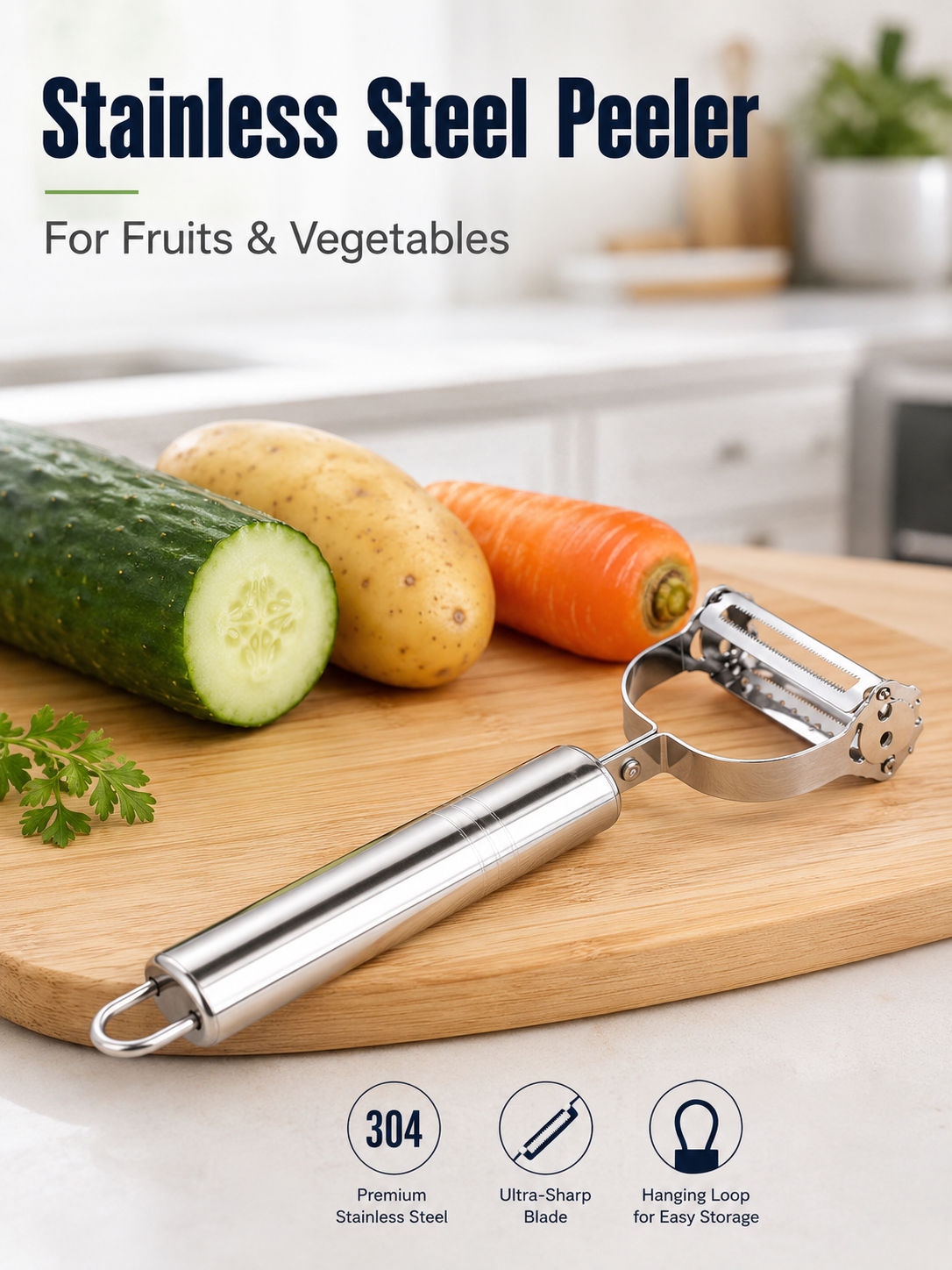304 Stainless Steel Vegetable  - Meal Prep Potatoes recension och pris