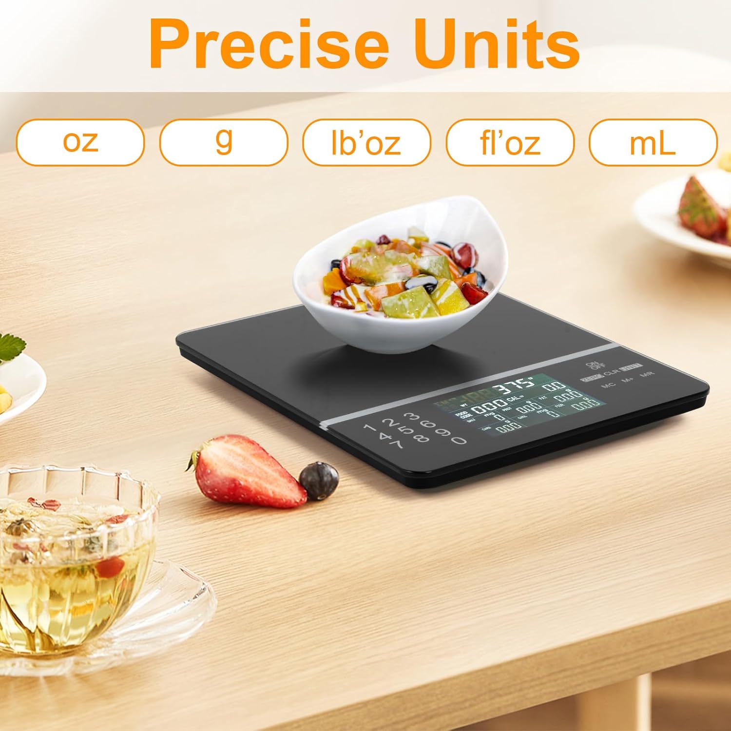Smart Food Scale with Nutritio - Meal Prep Weight Loss recension och pris