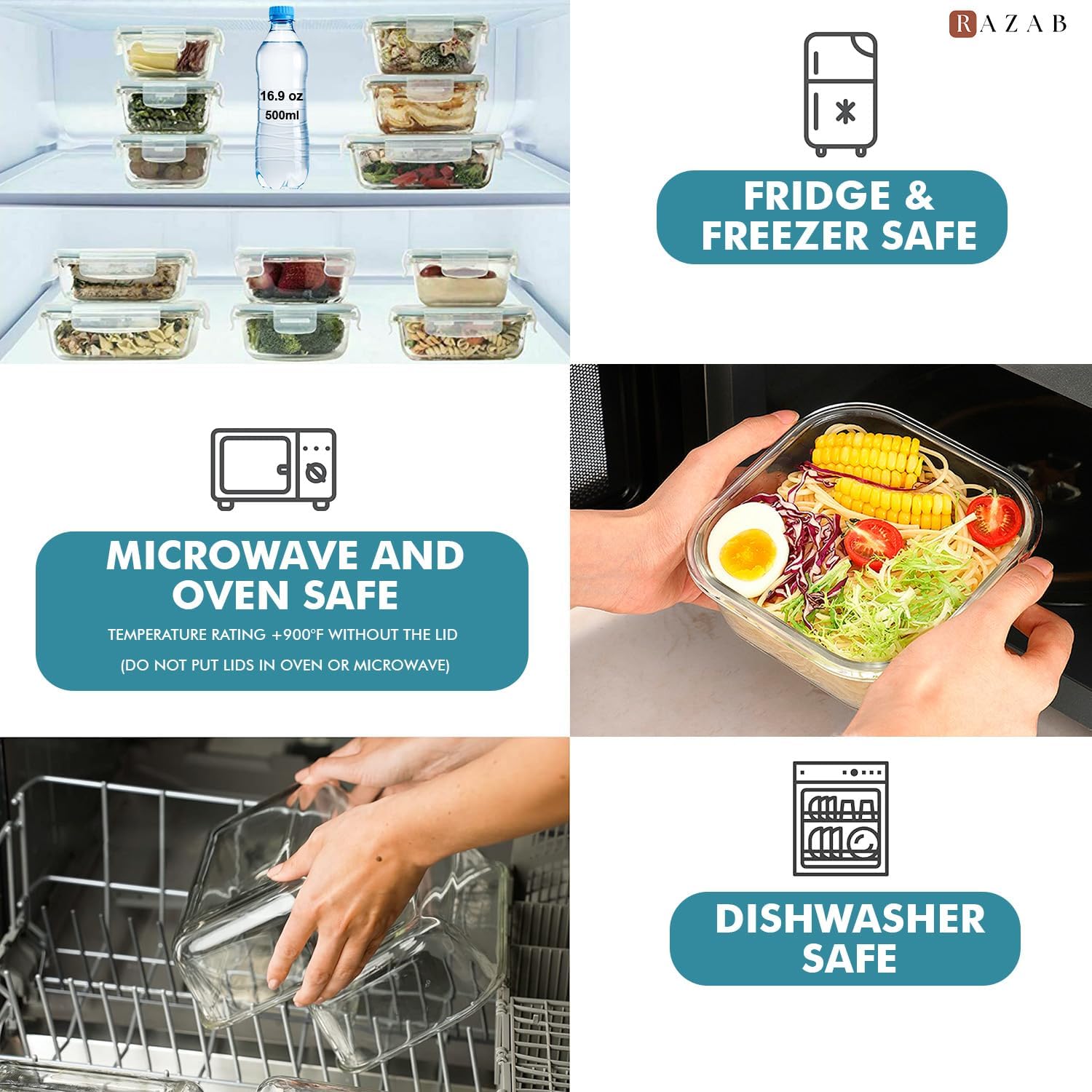 24 Pc Airtight Glass Food Stor - Meal Prep Usa recension och pris