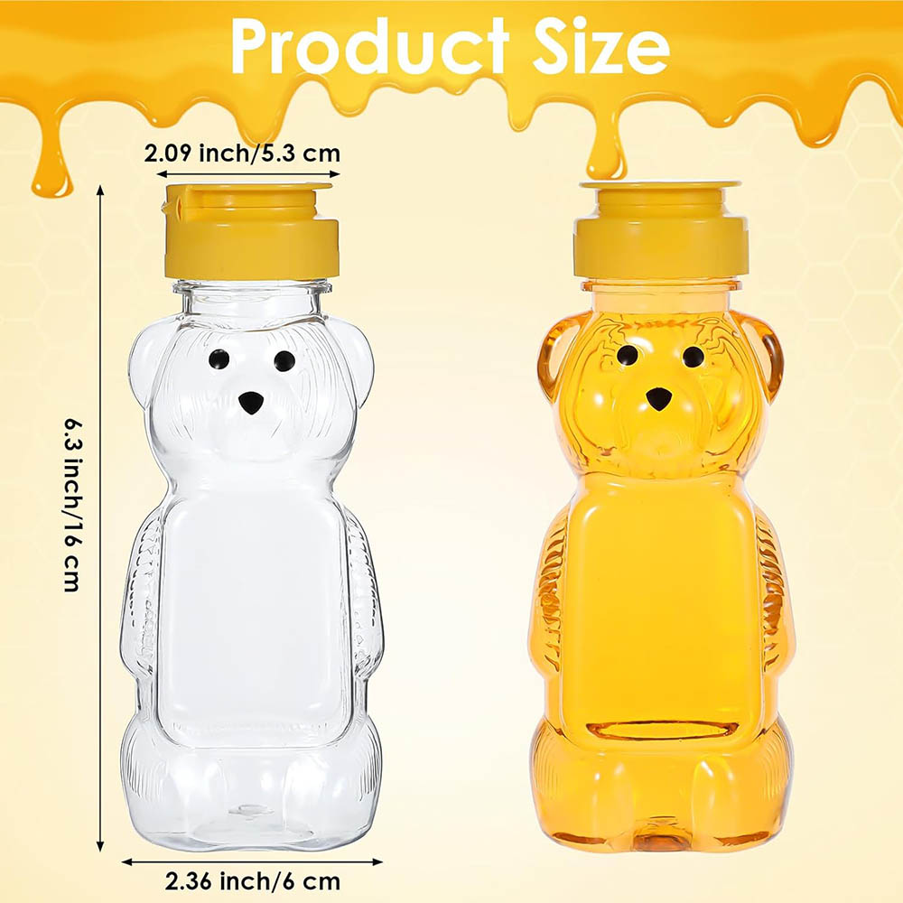2Pcs Honey Bear Bottle Plastic - Sauce Squeeze Bottle recension och pris