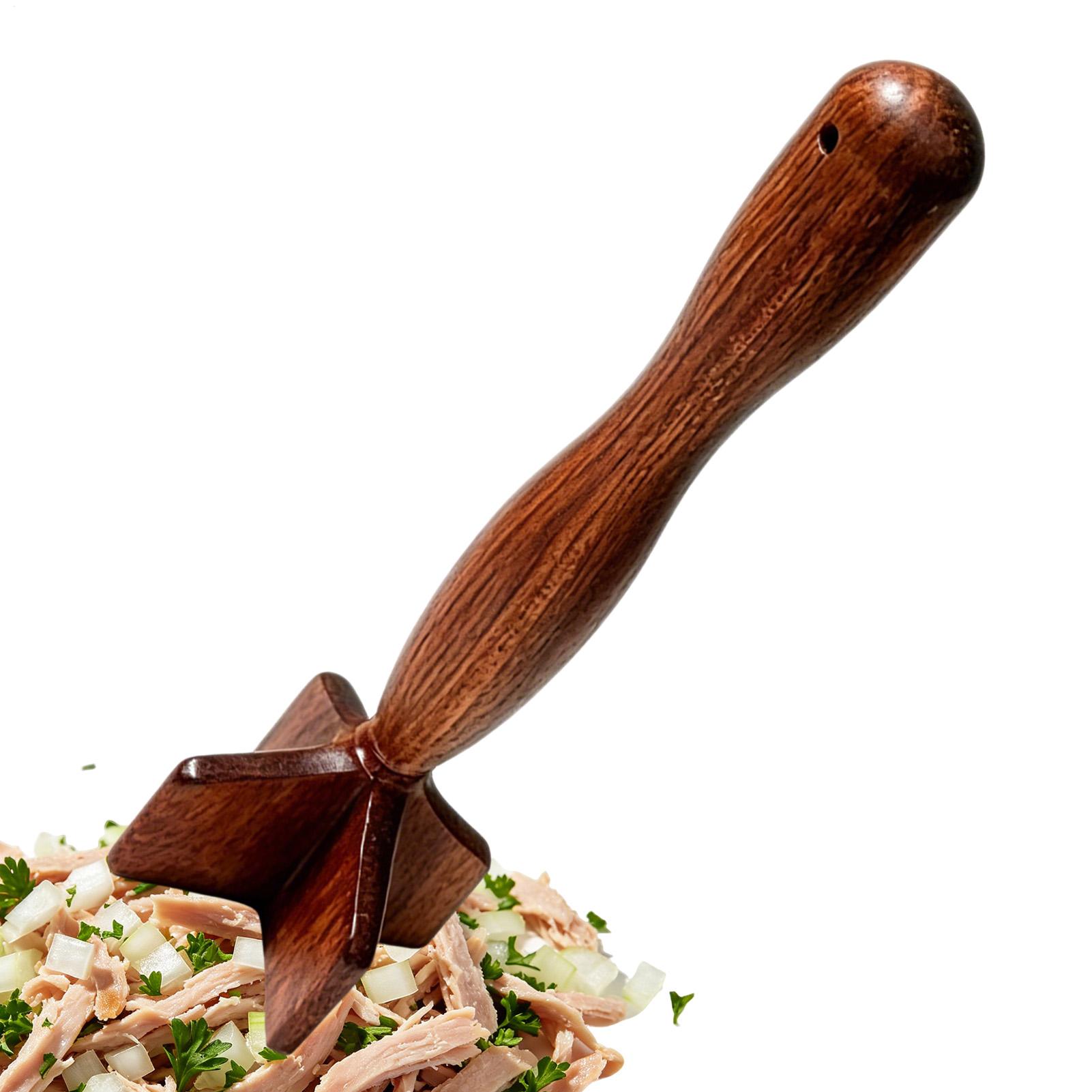 Wooden Meat Masher Wooden Meat - Meal Prep Potatoes recension och pris