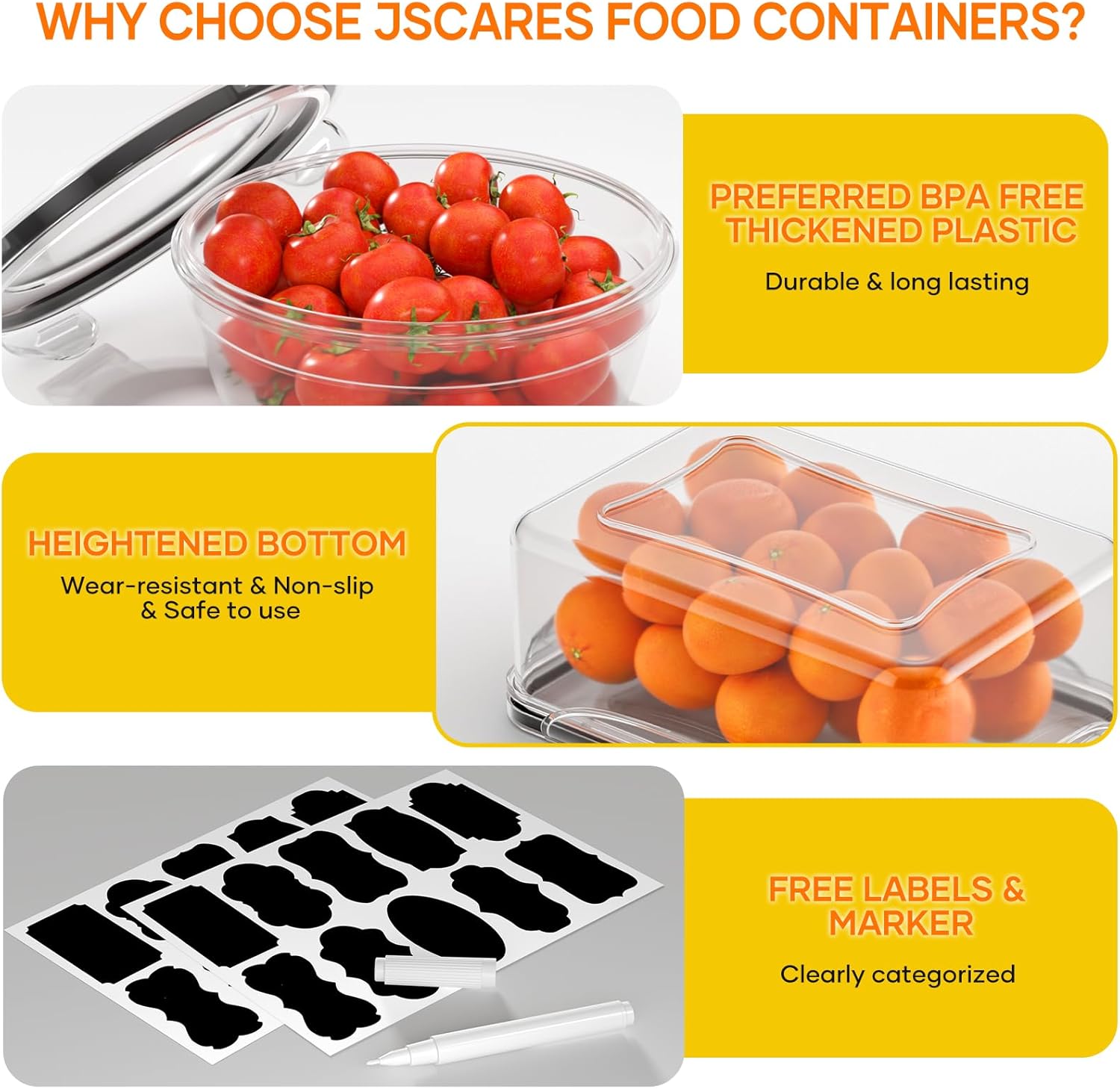 52 PCS Food Storage Containers - Meal Prep Usa recension och pris