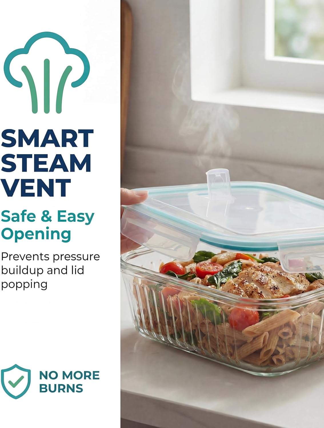 5-Packs, 36 Oz Glass Meal Prep - Meal Prep Usa recension och pris