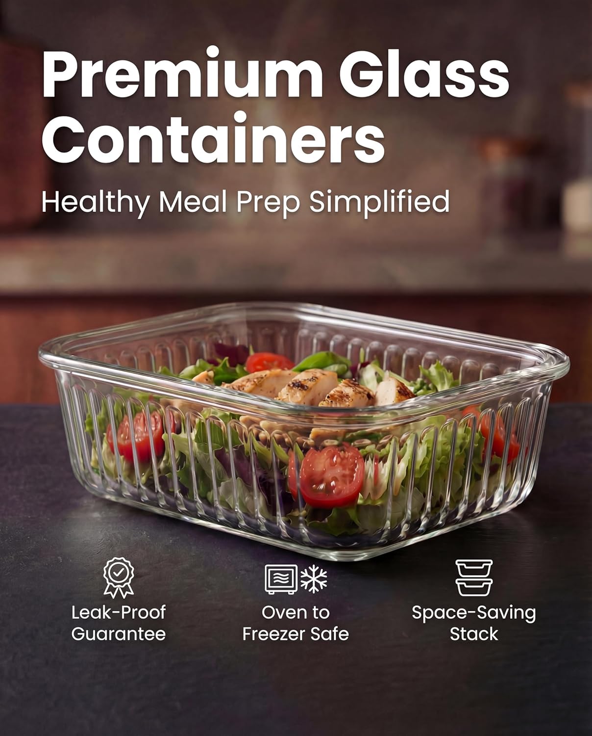 5-Packs, 36 Oz Glass Meal Prep - Meal Prep Usa recension och pris