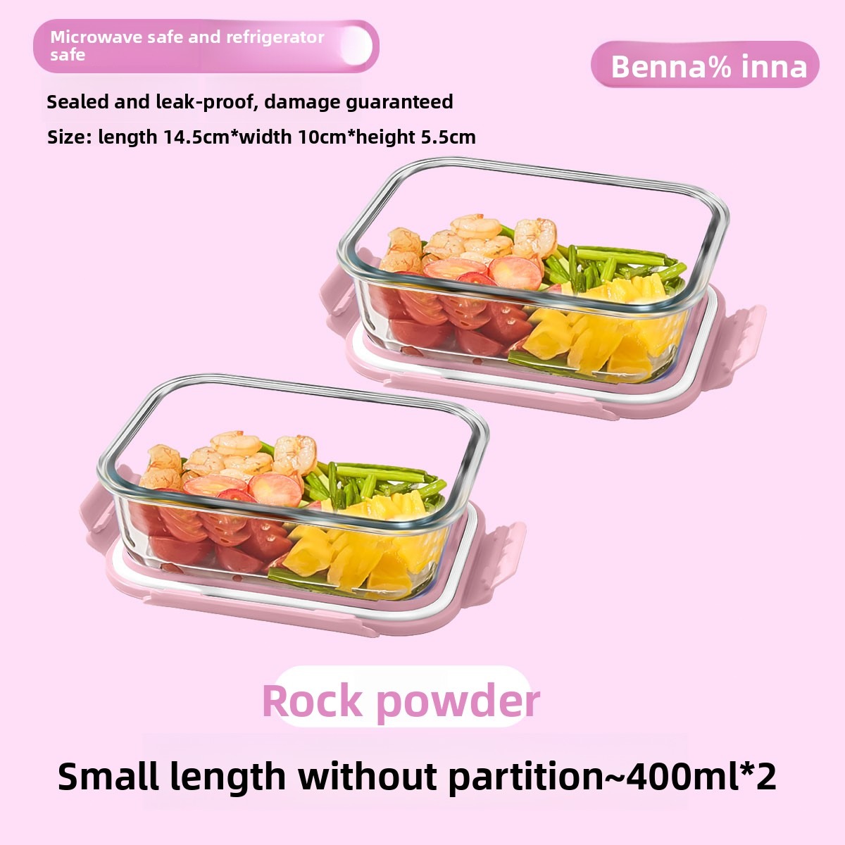 High Borosilicate Glass Lunch  - Meal Prep Oven Safe Containers recension och pris