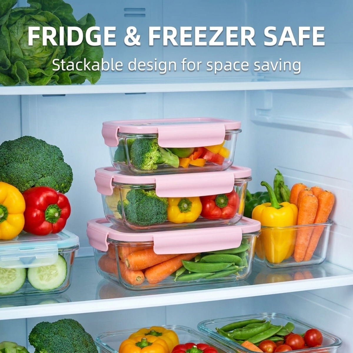 High Borosilicate Glass Lunch  - Meal Prep Oven Safe Containers recension och pris