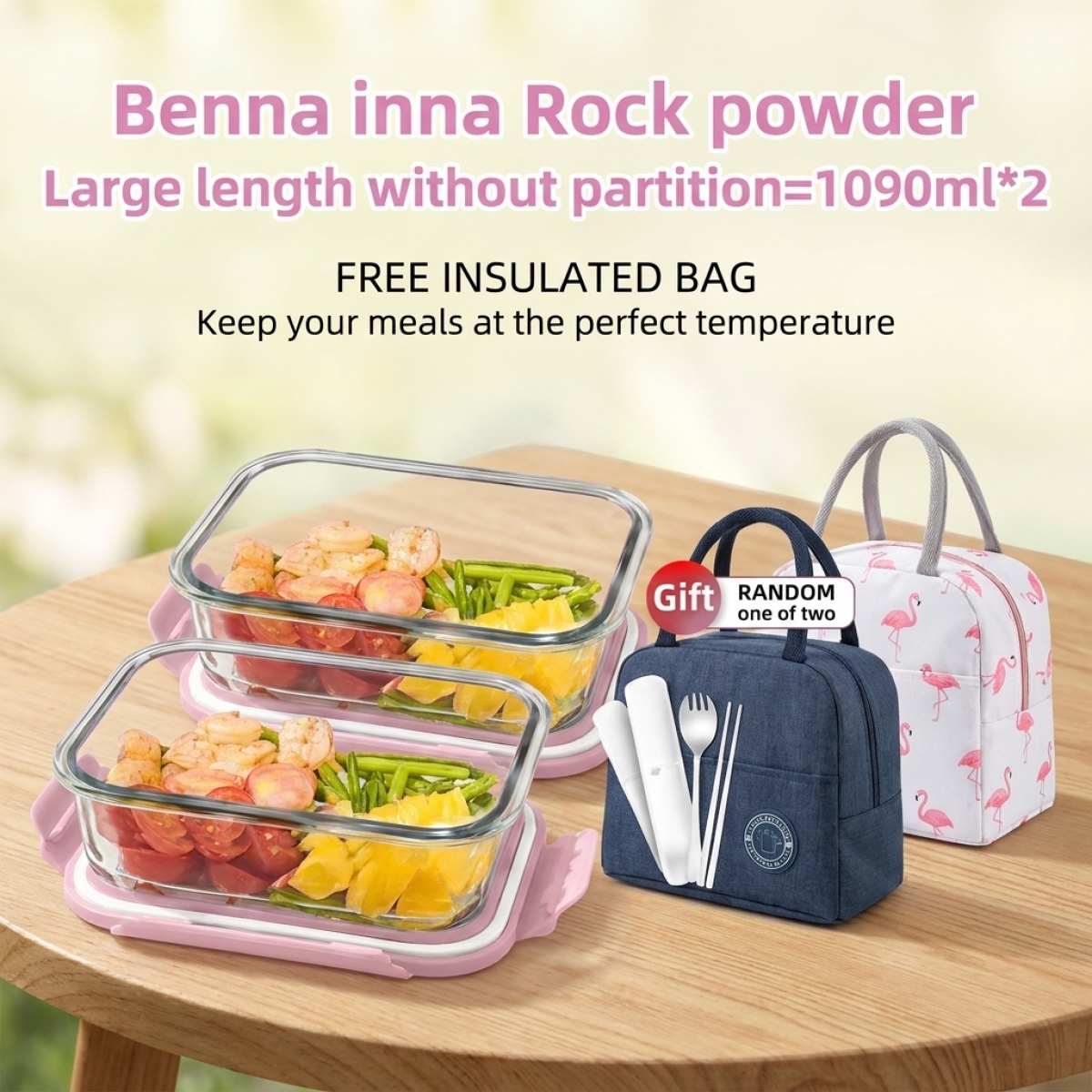 High Borosilicate Glass Lunch  - Meal Prep Oven Safe Containers recension och pris