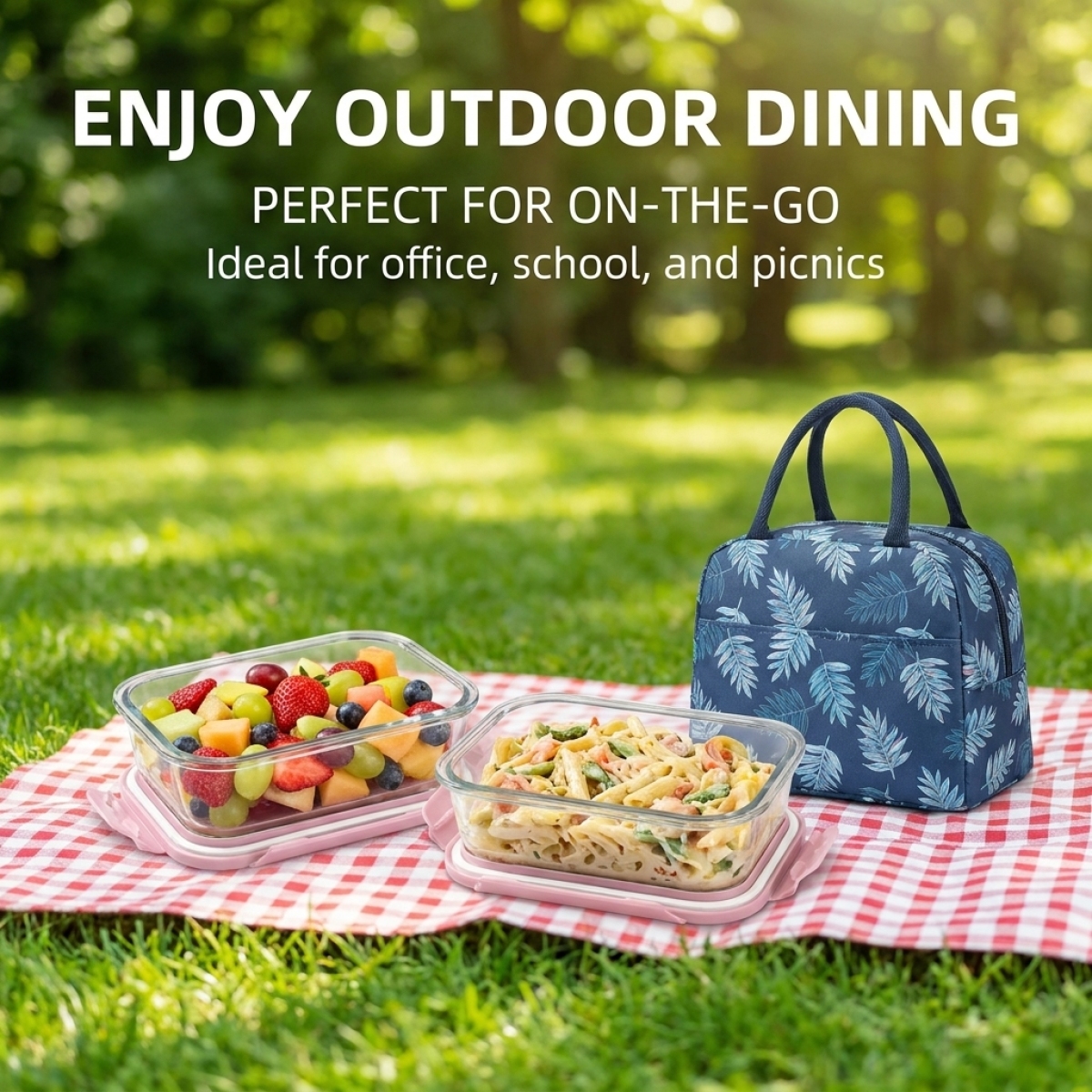 High Borosilicate Glass Lunch  - Meal Prep Oven Safe Containers recension och pris