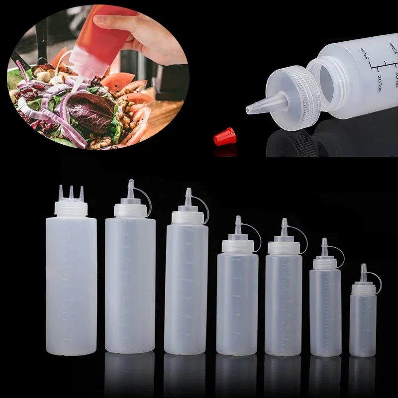 10Pcs 120ml-1000ml Empty Plast - Sauce Squeeze Bottle recension och pris