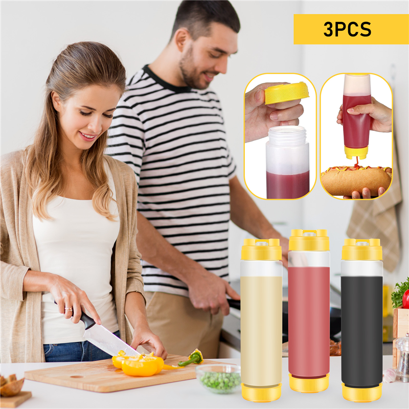 【HOT】Inverted Plastic Squeeze  - Sauce Squeeze Bottle recension och pris