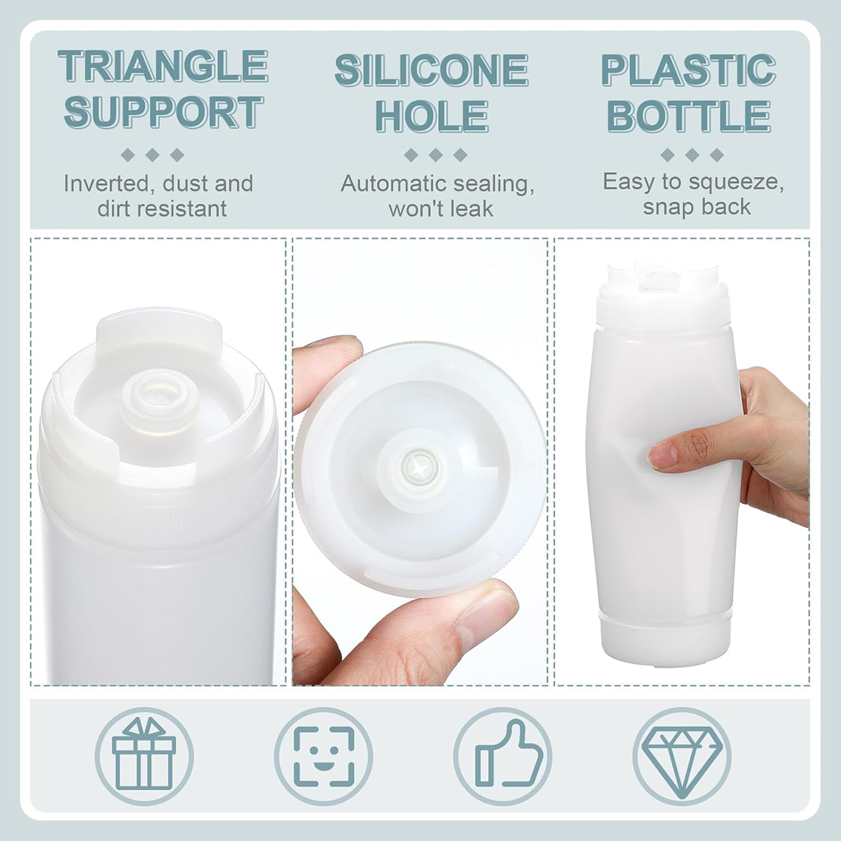 Big Capacity Plastic Sauce Bot - Sauce Squeeze Bottle recension och pris