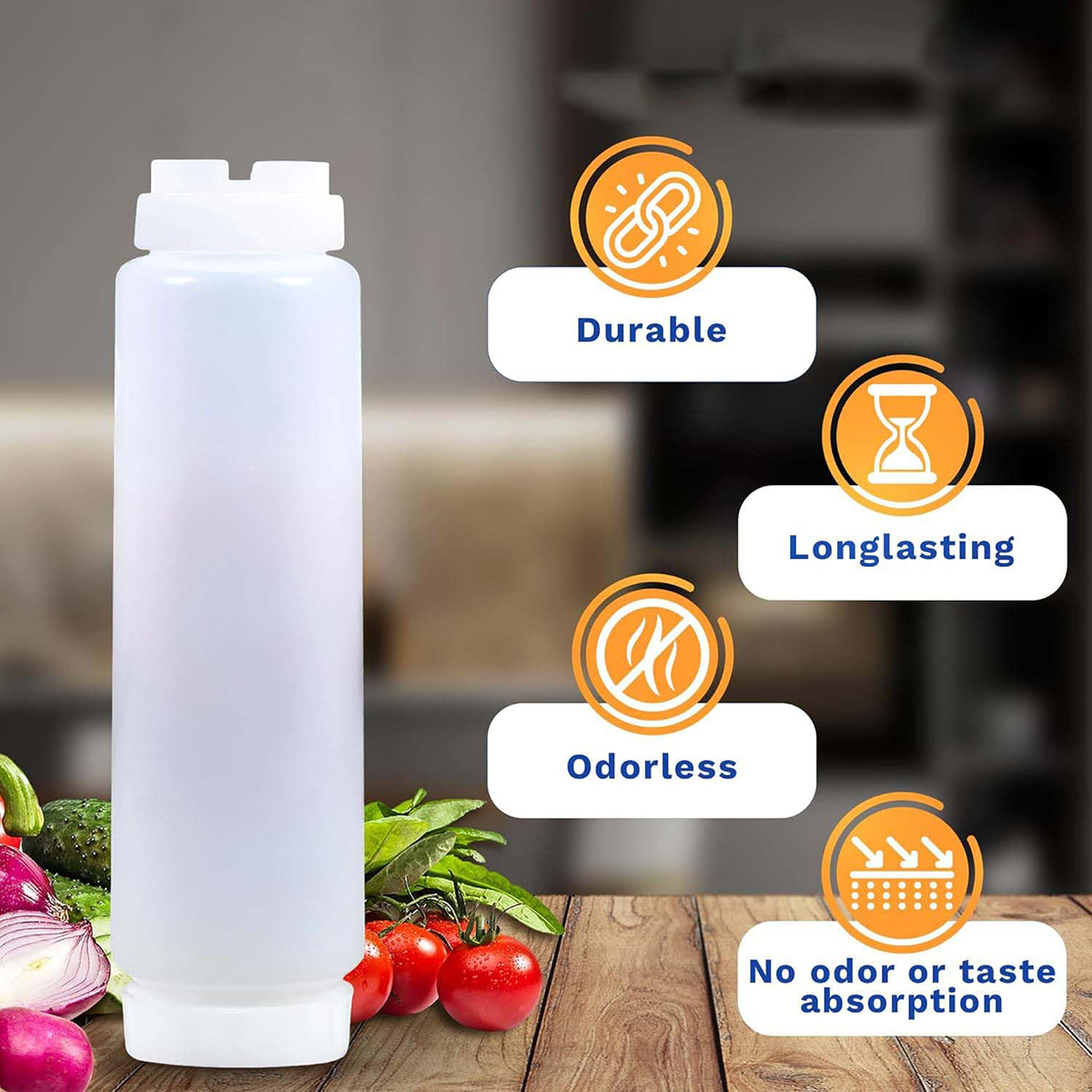 Big Capacity Plastic Sauce Bot - Sauce Squeeze Bottle recension och pris