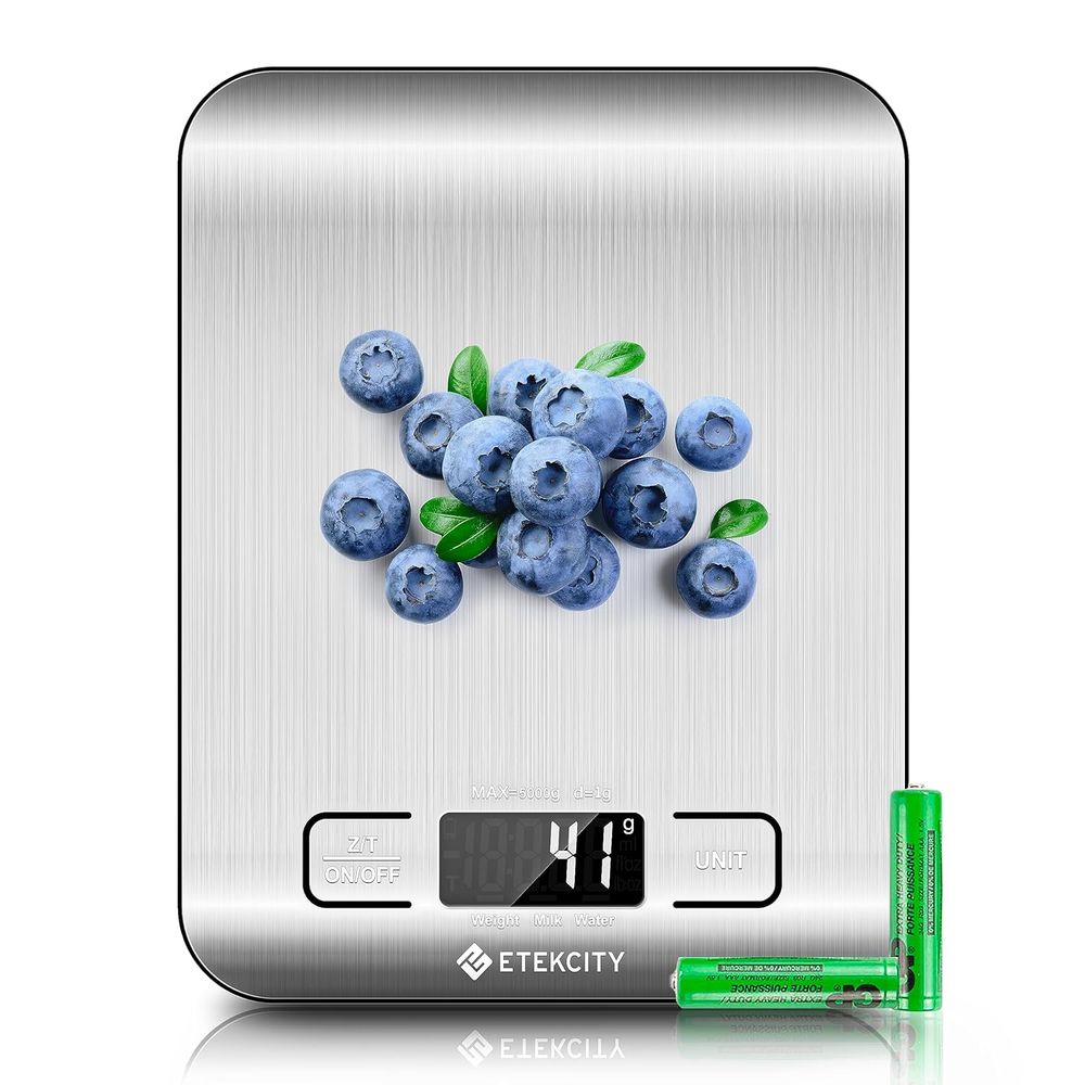 Digital Kitchen Scale with LCD - Meal Prep Weight Loss recension och pris