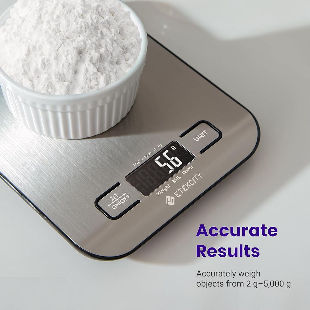 Digital Kitchen Scale with LCD - Meal Prep Weight Loss recension och pris
