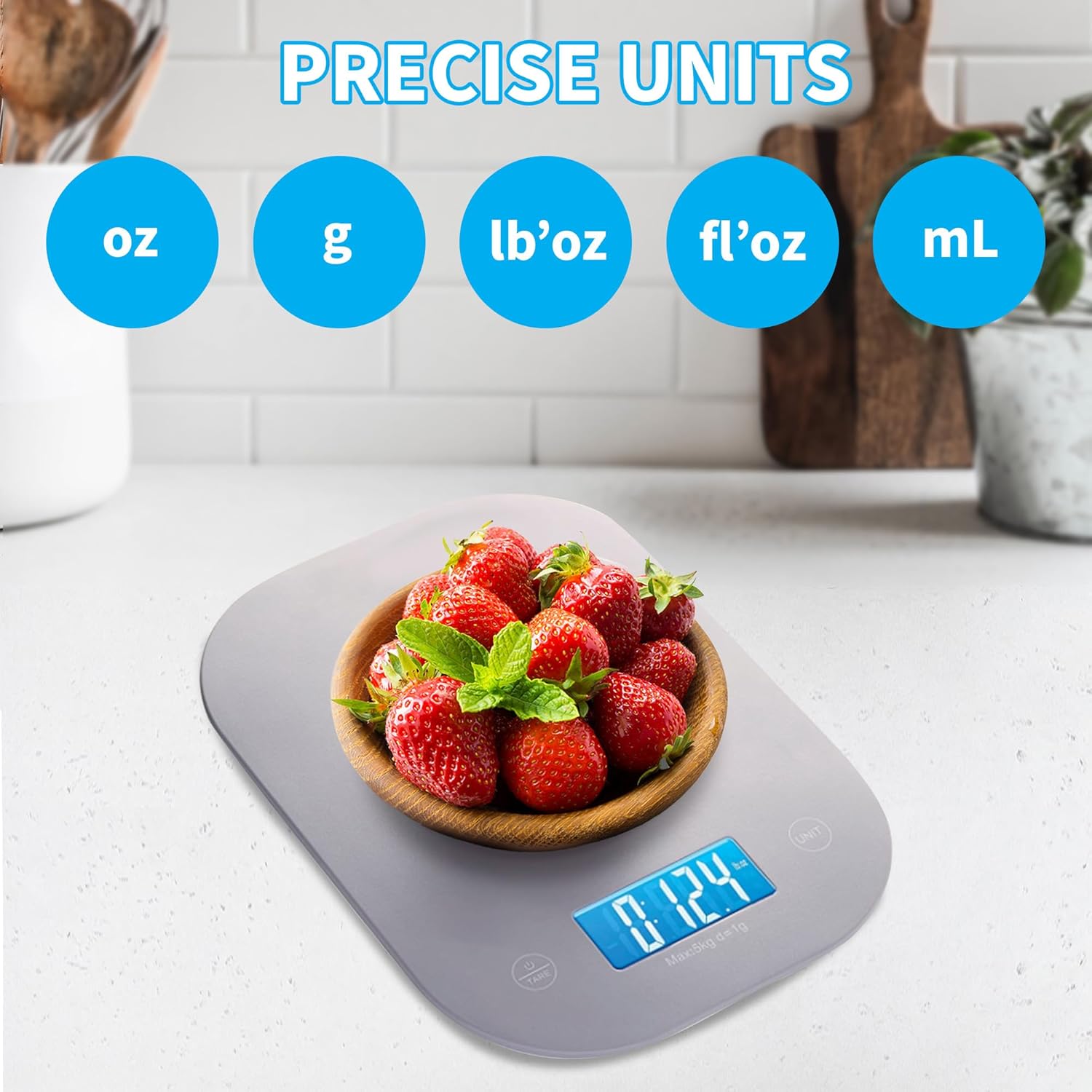 Digital Kitchen Scale for Cook - Meal Prep Weight Loss recension och pris