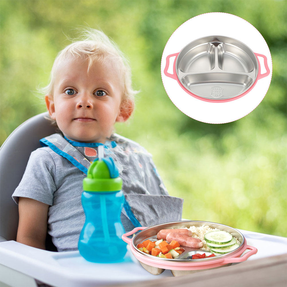 Compartment Food Plate Stainle - Meal Prep Weight Loss recension och pris