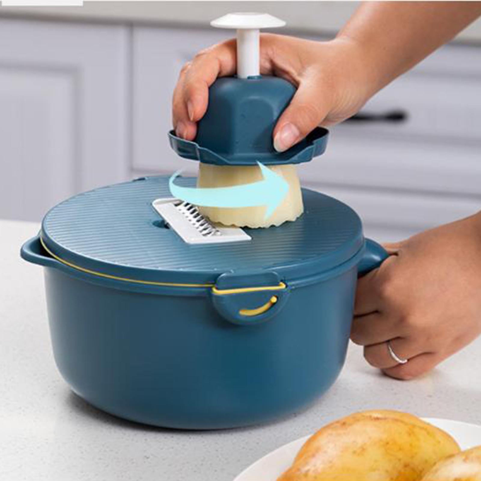 Veggie Slicer Kitchen Grater W - Meal Prep Potatoes recension och pris