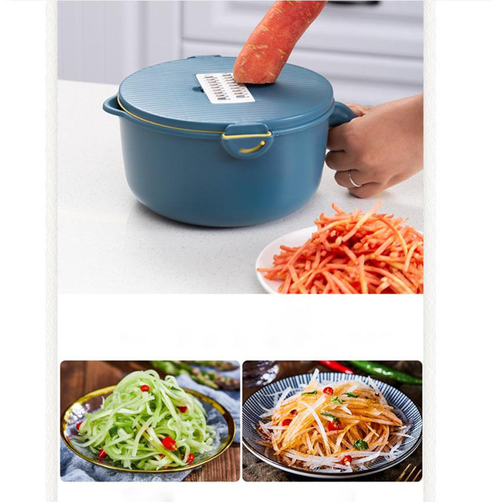 Veggie Slicer Kitchen Grater W - Meal Prep Potatoes recension och pris
